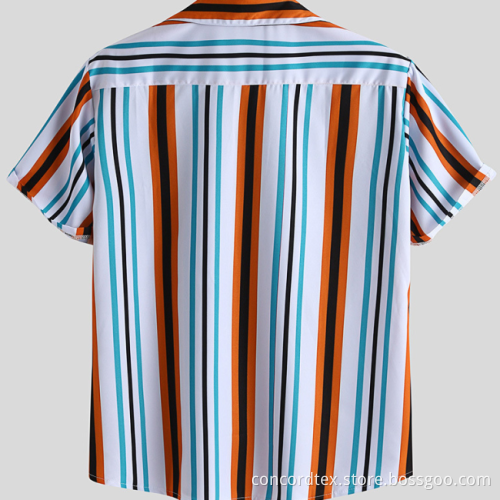 Mens striped casual shirt
